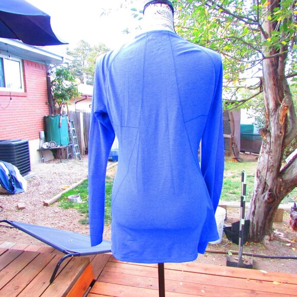 Champion Active Blue Long Sleeve Tee - Picture 5 of 6